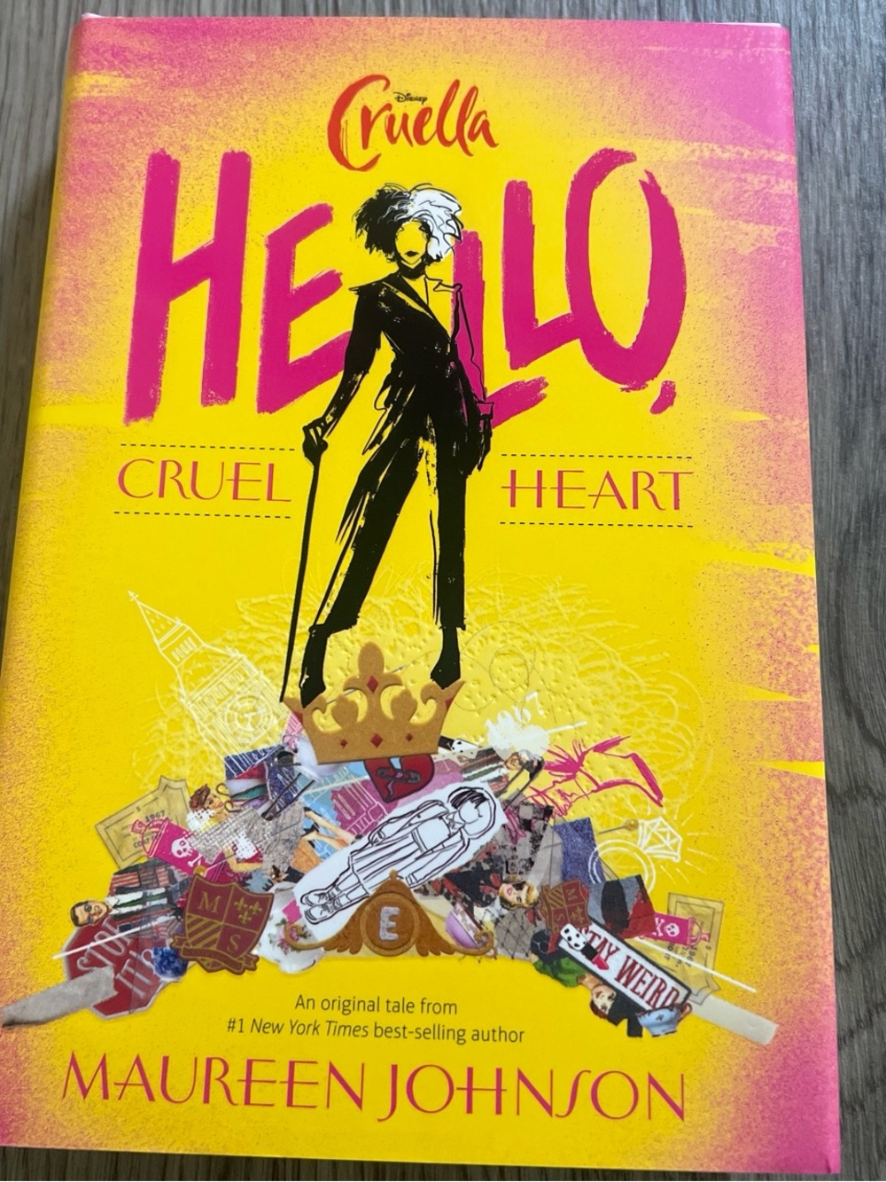 Cruella: Hello, Cruel Heart - Bright Pink & Yellow Hardcover